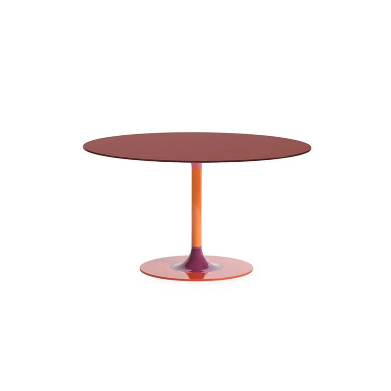Thierry XXL Round Dining Table Dining Tables Kartell Burgundy 