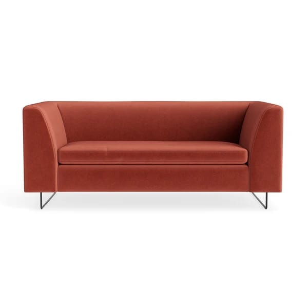 Bonnie 72" Sofa Sofa BluDot Tomato Velvet 