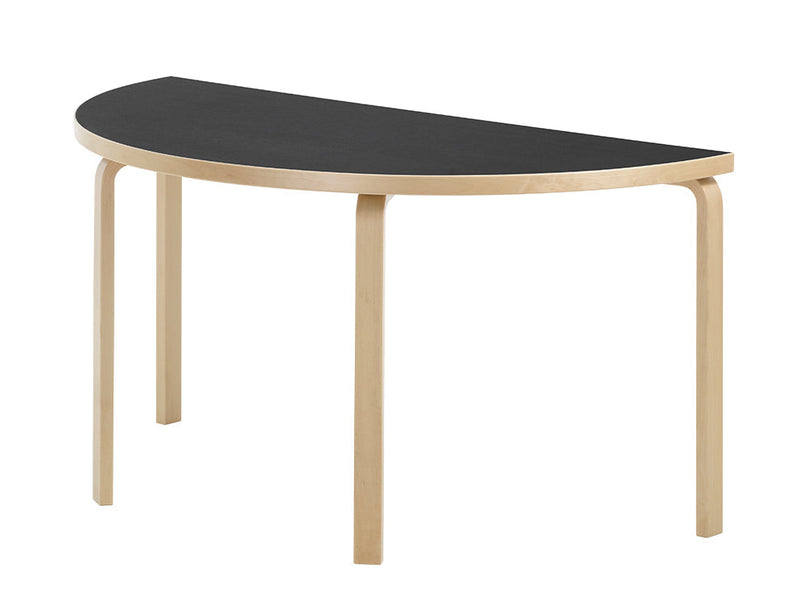 Aalto Table Half Round 96