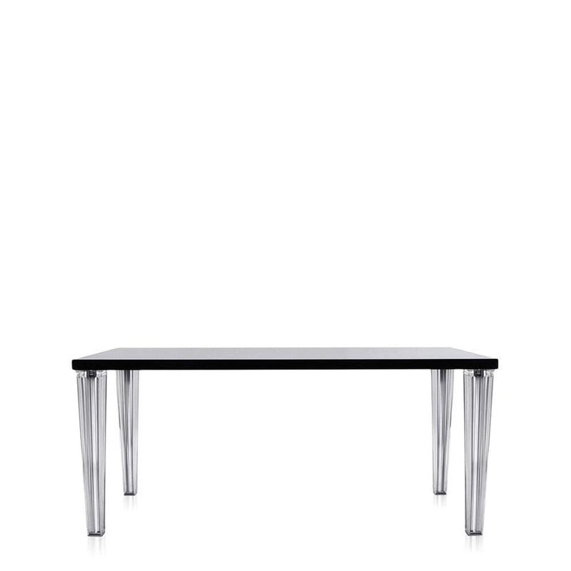 Top Top Dining Table Glass Top Dining Tables Kartell Large- Black 
