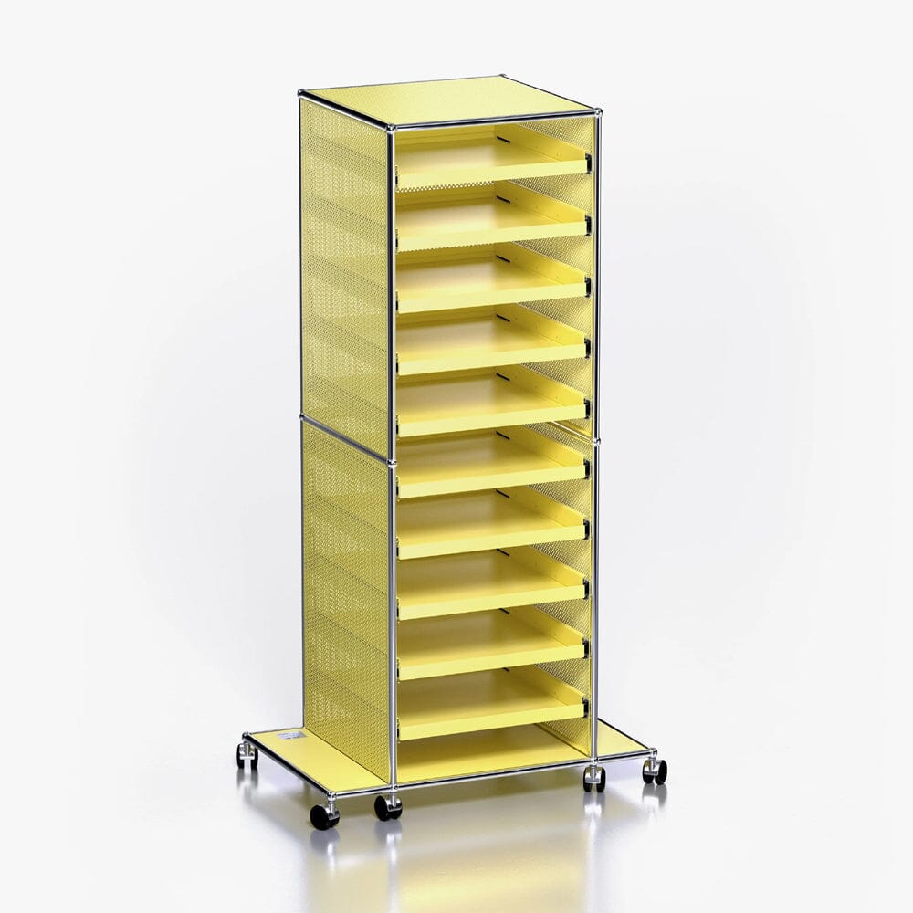 Tower B (Archive) storage USM Soho Yellow (EE21) 