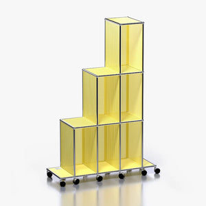 Tower C (Forward) storage USM Soho yellow (EE21) 