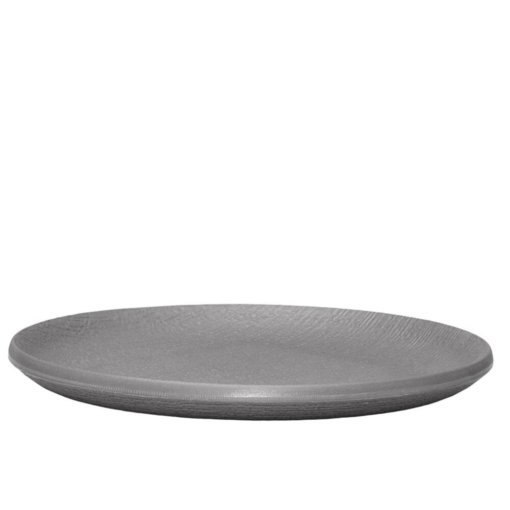 Trama Dinner Plate - Set of 4 plate Kartell Charcoal 