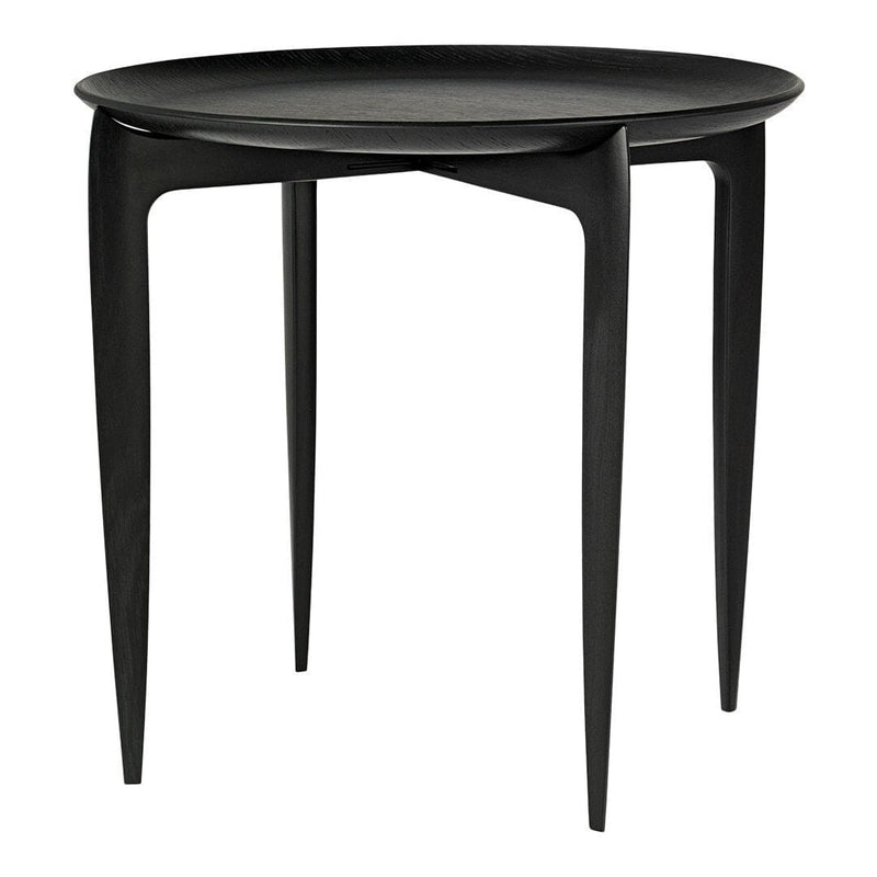 Tray Table 2 Pack End Tables Fritz Hansen Small Table - black lacquered finish 