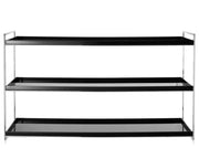 Trays - 3 Shelf Bookcase storage Kartell Large Black 
