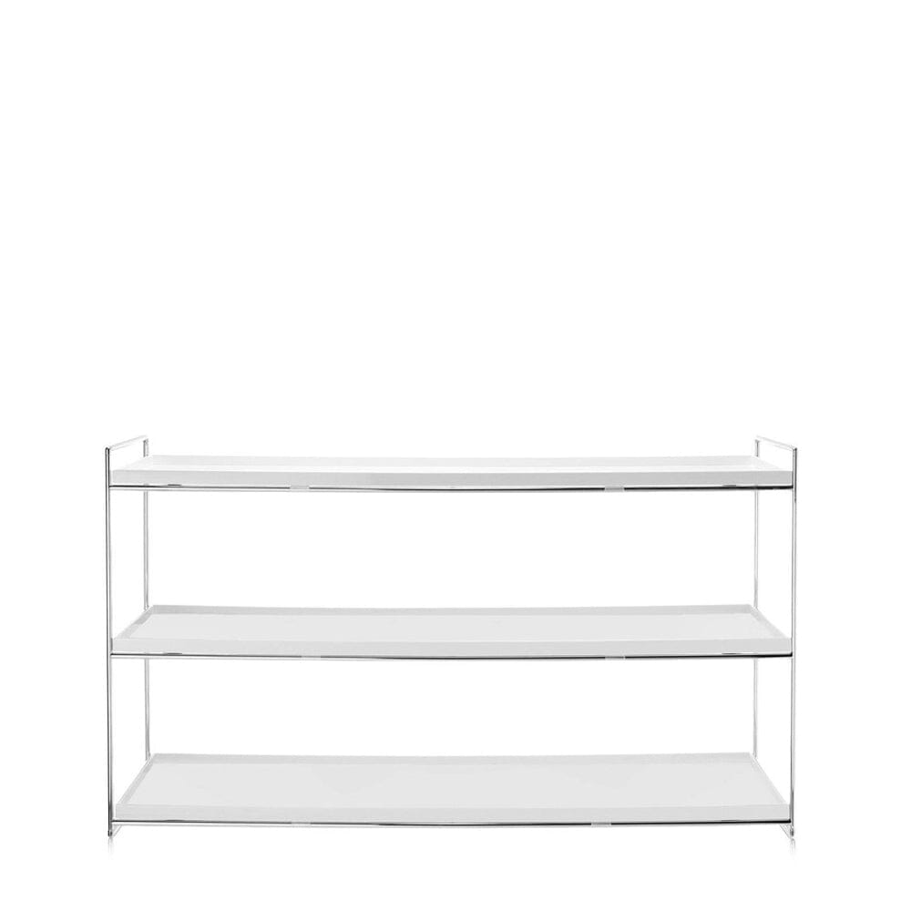 Trays - 3 Shelf Bookcase storage Kartell Large White 