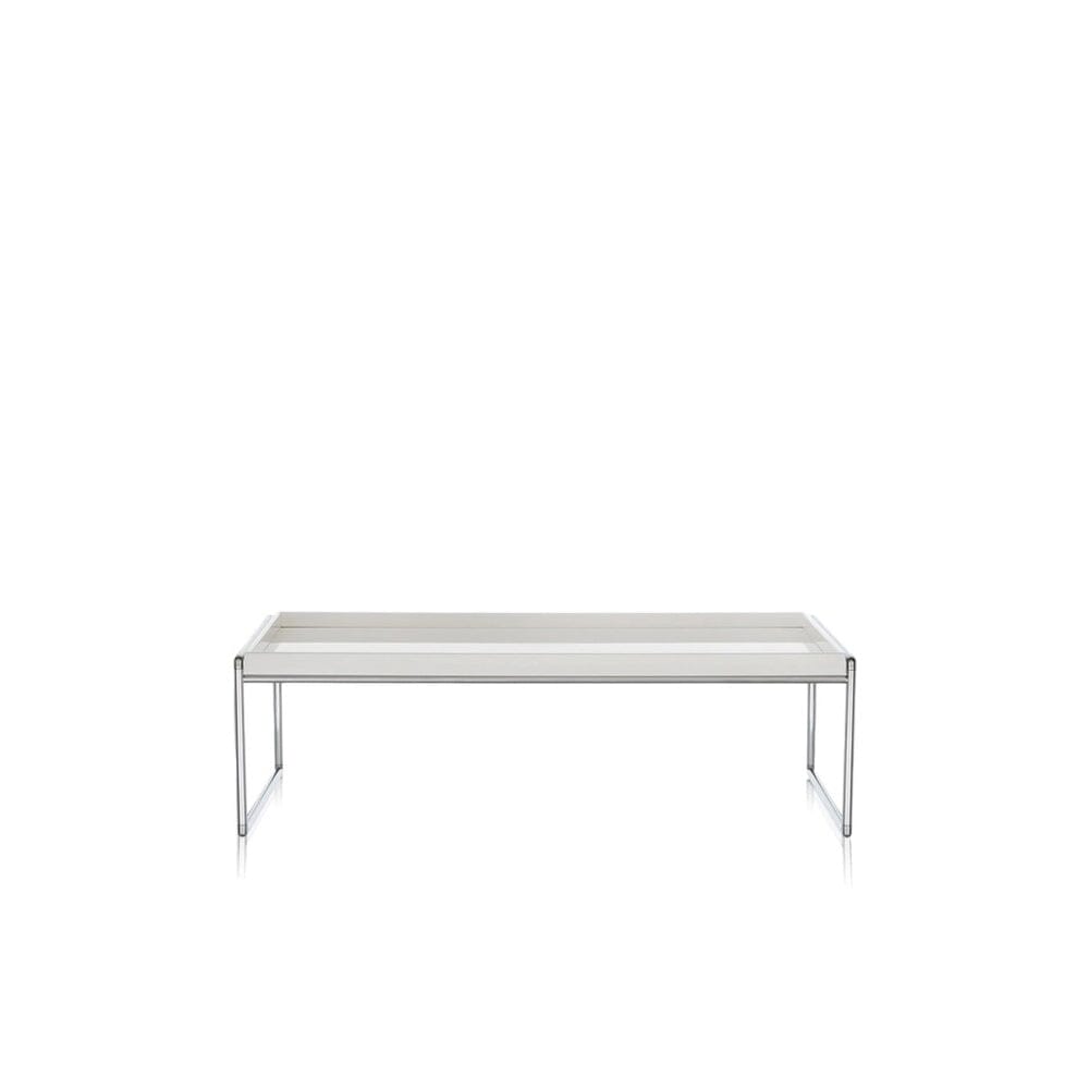 Trays - Tables Coffee Tables Kartell Low Rectangular White 