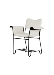 Tropique Outdoor Dining Chair Dining chairs Gubi Without Fringes Classic Black Limonta (CAL 117 compliant) (06))