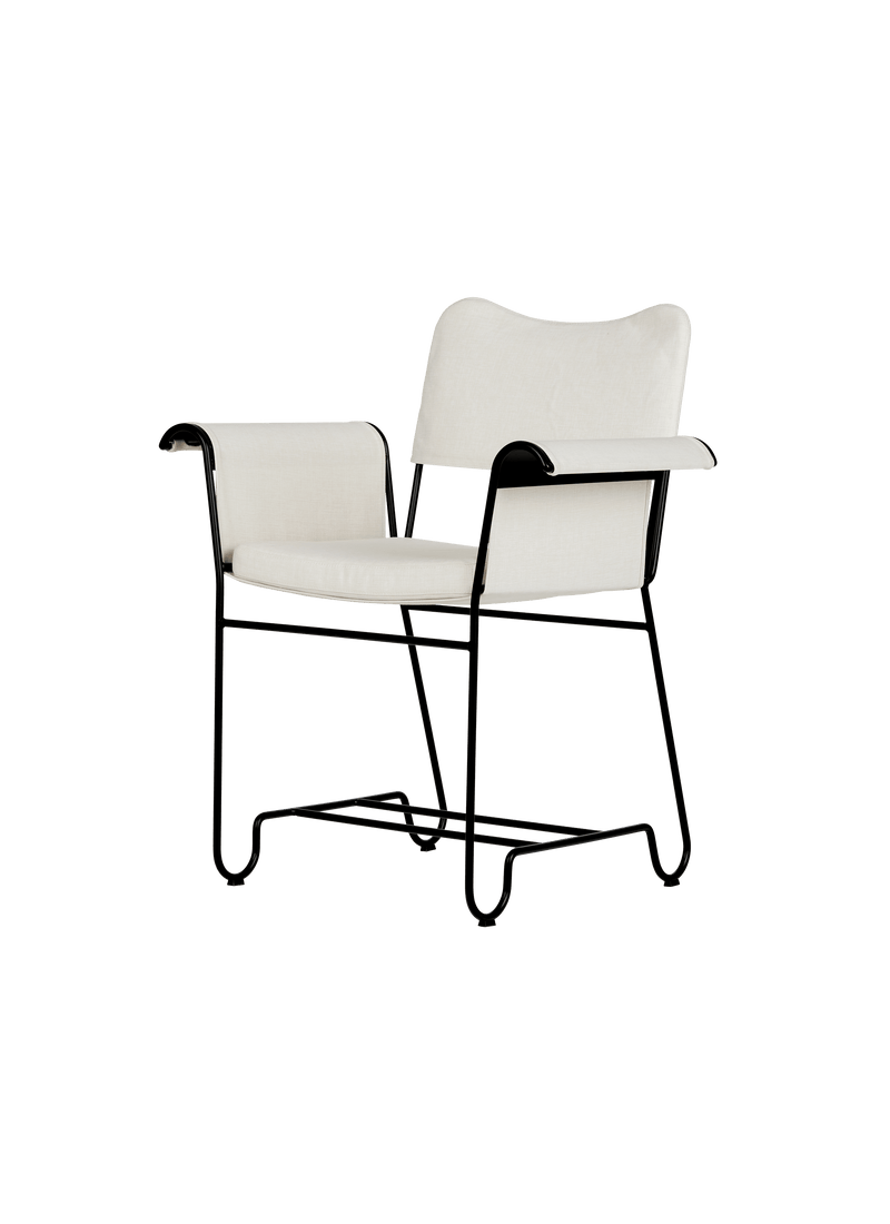 Tropique Outdoor Dining Chair Dining chairs Gubi Without Fringes Classic Black Limonta (CAL 117 compliant) (06))