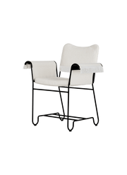 Tropique Outdoor Dining Chair Dining chairs Gubi With Fringes Classic Black Limonta (CAL 117 compliant) (06))