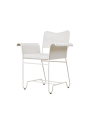 Tropique Outdoor Dining Chair Dining chairs Gubi Without Fringes Classic White Semi Matt Limonta (CAL 117 compliant) (06))