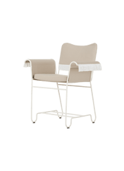 Tropique Outdoor Dining Chair Dining chairs Gubi With Fringes Classic White Semi Matt Limonta (CAL 117 compliant) (12))