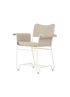 Tropique Outdoor Dining Chair Dining chairs Gubi Without Fringes Classic White Semi Matt Limonta (CAL 117 compliant) (12))