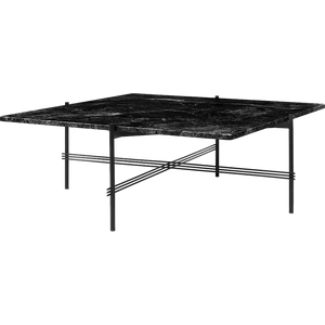 TS Coffee Table - Square Coffee table Gubi Black Marquina Marble Black Large: 105 x 105 cm