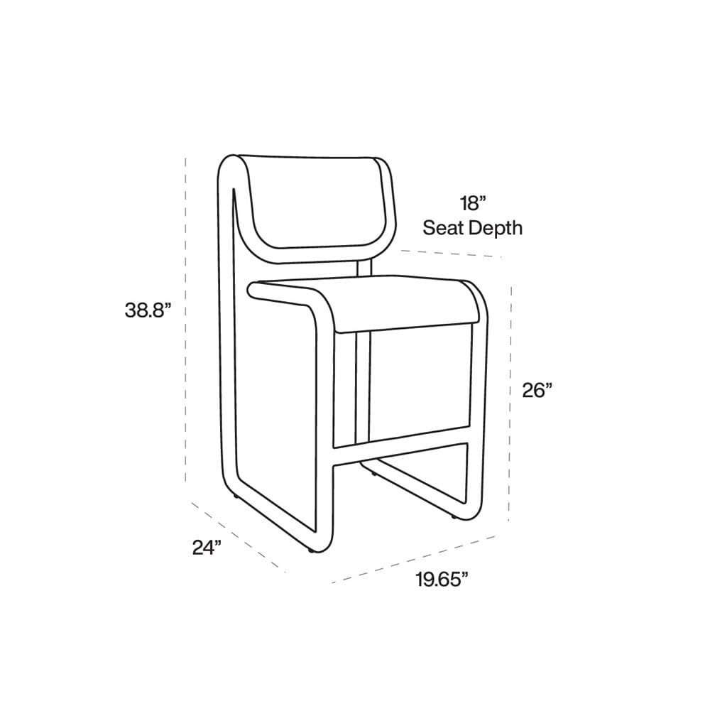 Tube Counter Stool counter stool Bend Goods 