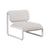 Tube Lounge Chair lounge chairs Bend Goods White frame with cream boucle 