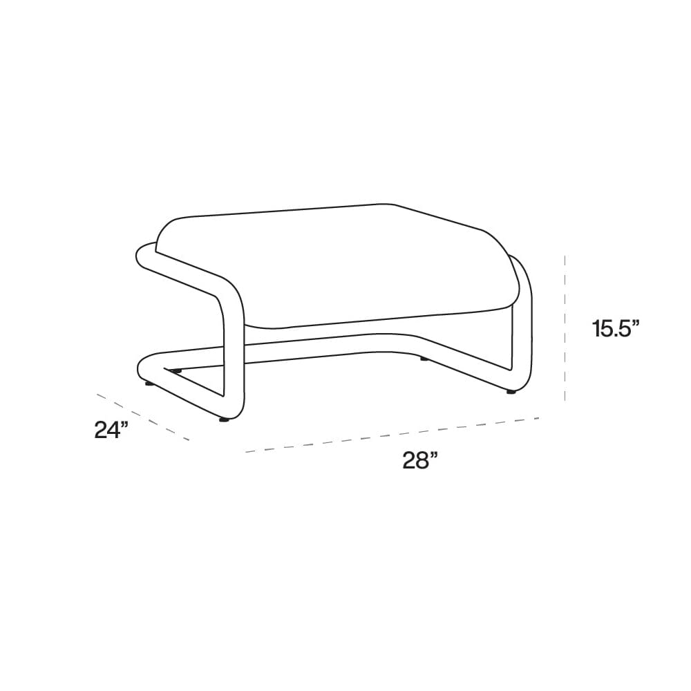 Tube Ottoman ottomans Bend Goods 