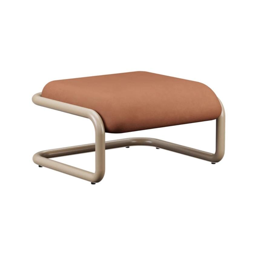 Tube Ottoman ottomans Bend Goods Tan frame with tan leather 