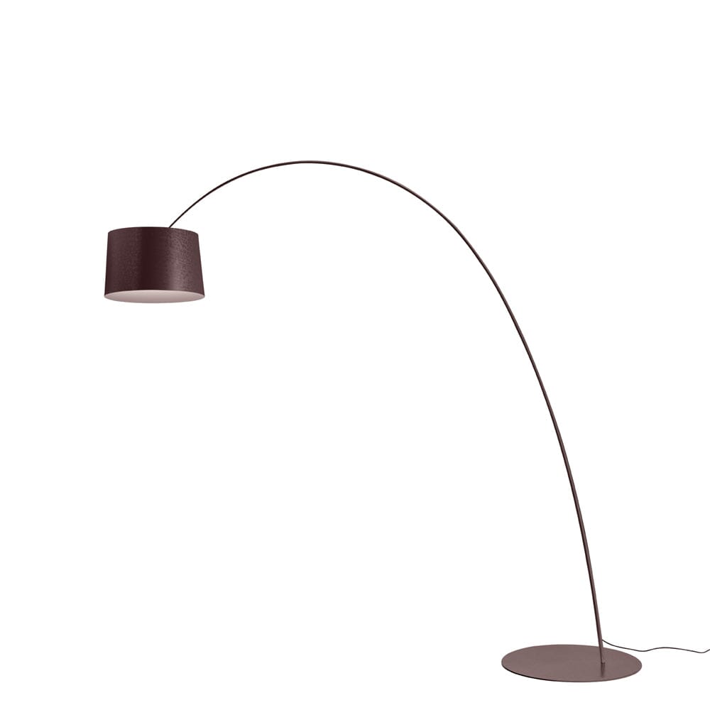 Twiggy Elle Floor Lamp Floor Lamps Foscarini Burgundy 