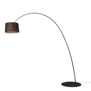 Twiggy Elle Wood Floor Lamp Floor Lamps Foscarini Rosewood Black 