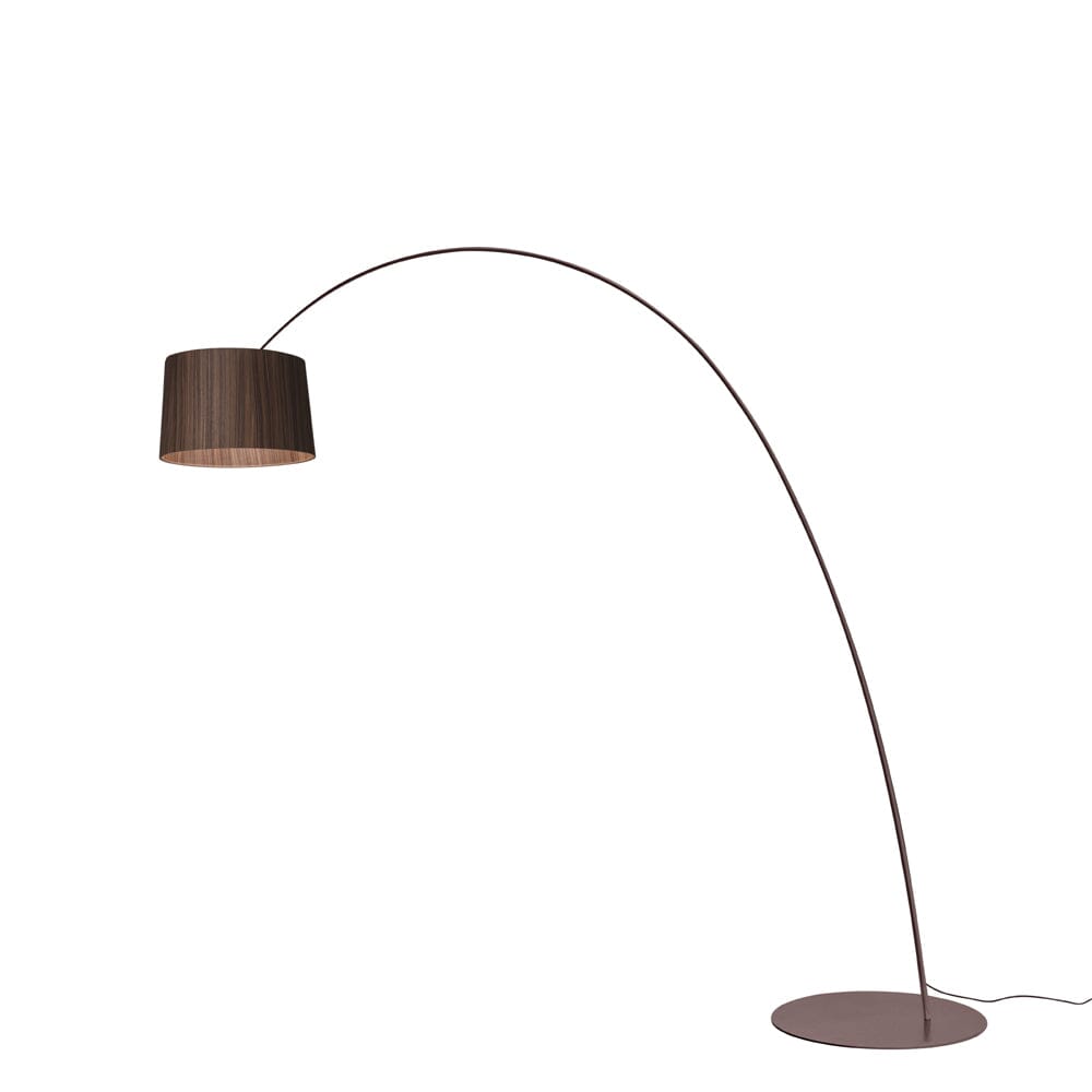 Twiggy Elle Wood Floor Lamp Floor Lamps Foscarini Rosewood Grey 