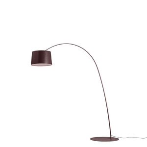 Twiggy Floor Lamp Floor Lamps Foscarini E26 Light Source Burgundy No Additional Stem Set