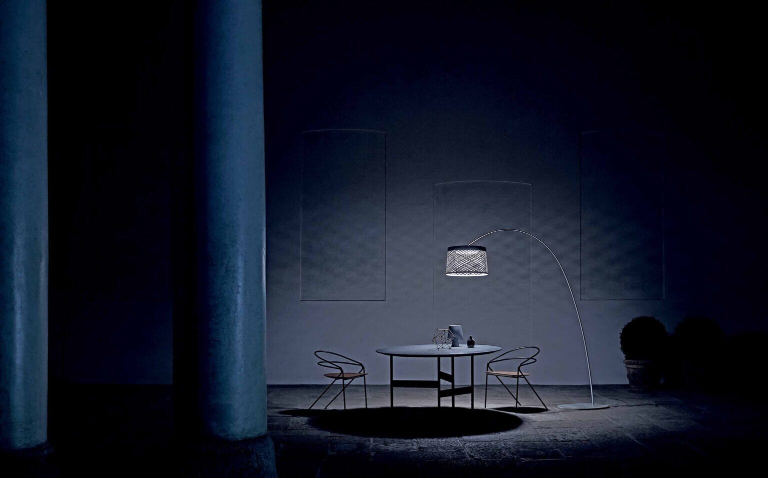 Twiggy Grid Floor Lamp Floor Lamps Foscarini 