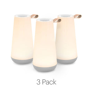 UMA Mini Sound Lantern Lighting/Speaker Pablo Matte White - 3 Pack 