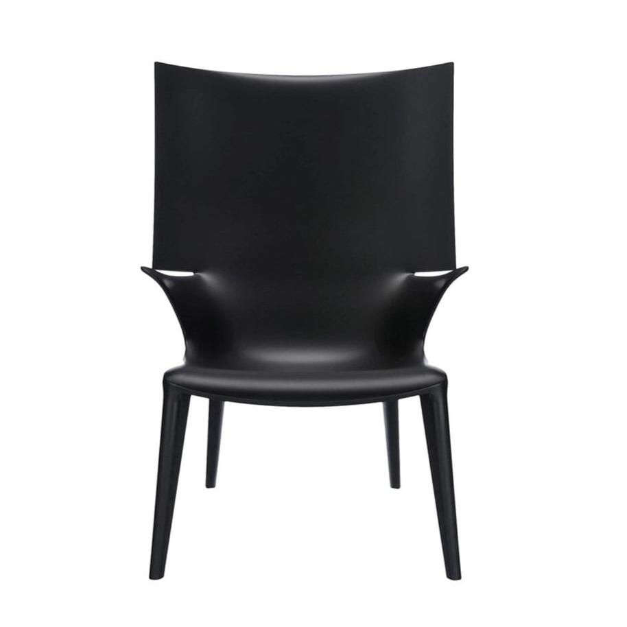 Uncle Jim Armchair lounge Kartell Matte Black 