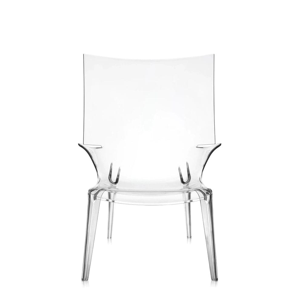 Uncle Jim Armchair lounge Kartell Transparent Crystal 