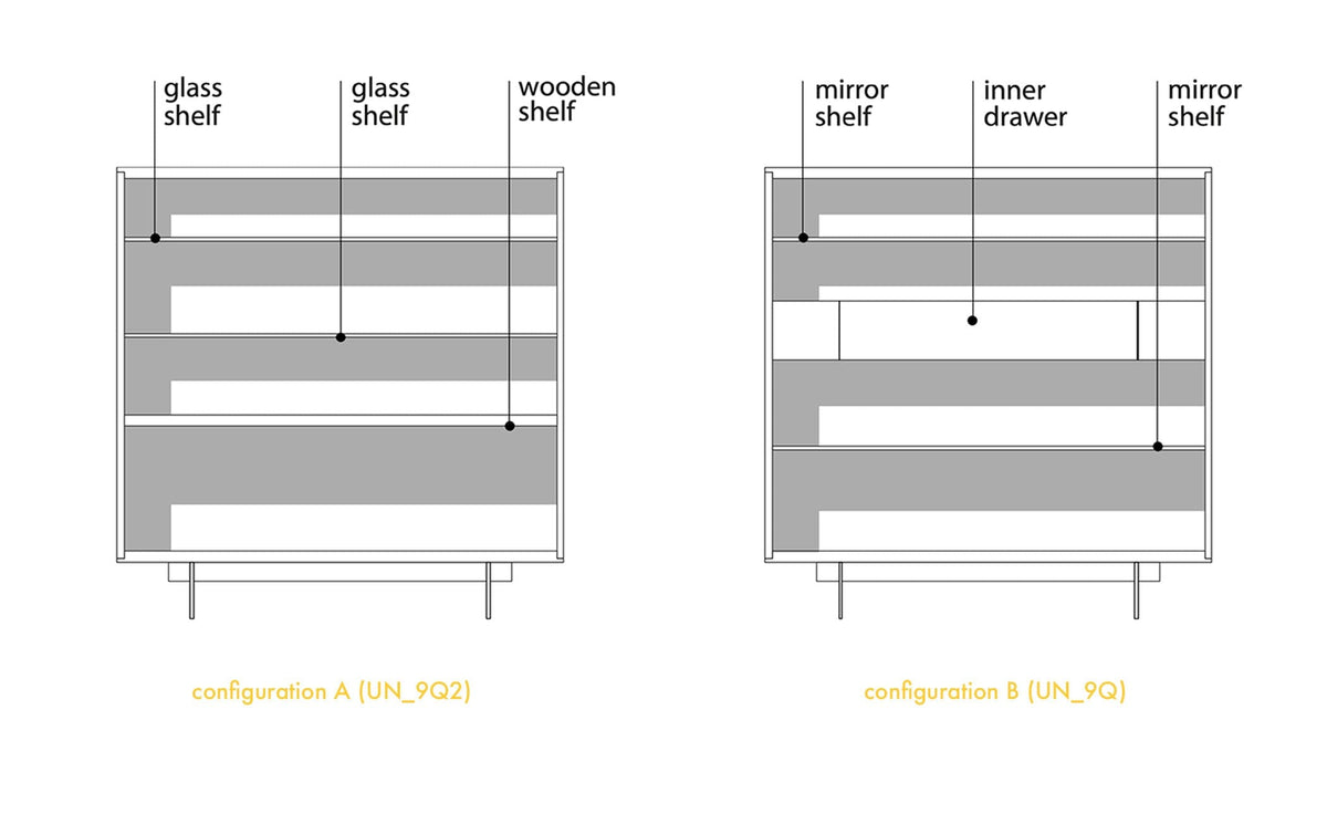 Uni Cabinet With 2 Doors Cabinets Cappellini 