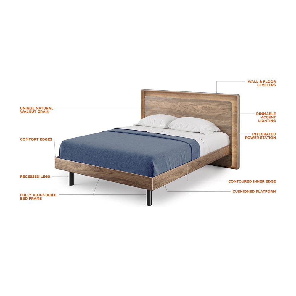 Up-LINQ 9117 Queen Bed Beds BDI 