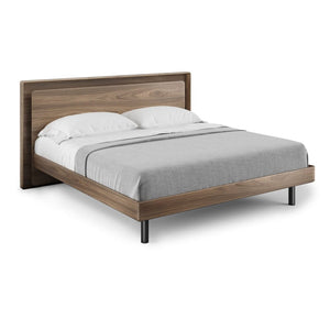 Up-LINQ 9119 King Bed Beds BDI Natural Walnut 