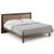 Up-LINQ 9119 King Bed Beds BDI Natural Walnut 