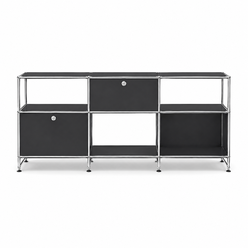 USM Haller TV Media - 6 asymmetrical compartments - 1.11