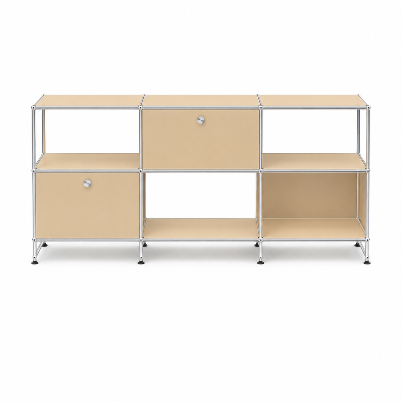 USM Haller TV Media - 6 asymmetrical compartments - 1.11