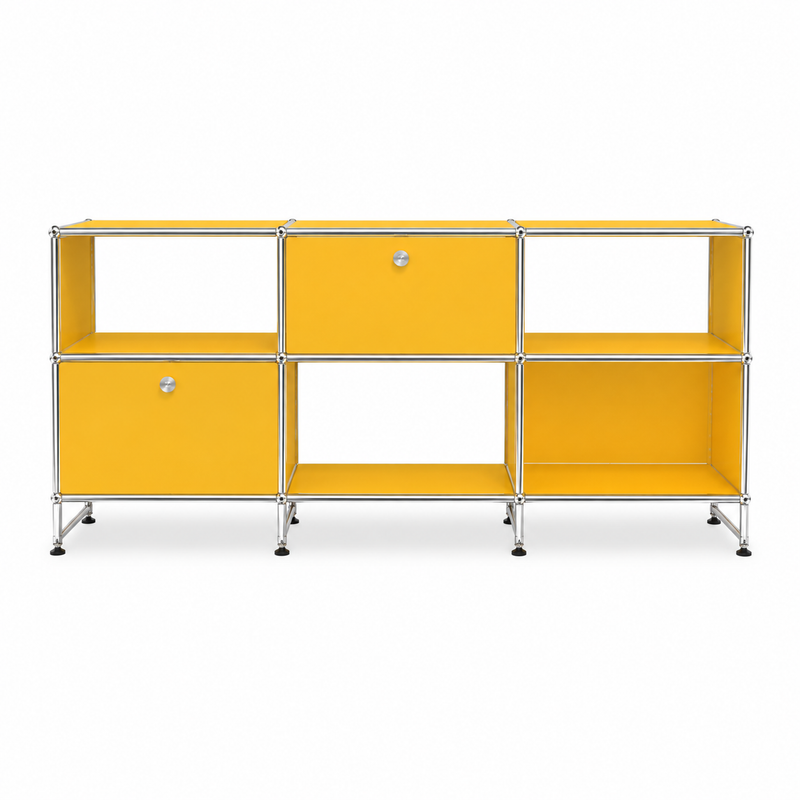 USM Haller TV Media - 6 asymmetrical compartments - 1.11