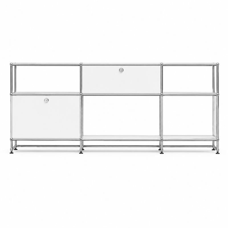 USM Haller TV Media - 6 asymmetrical compartments - 1.11