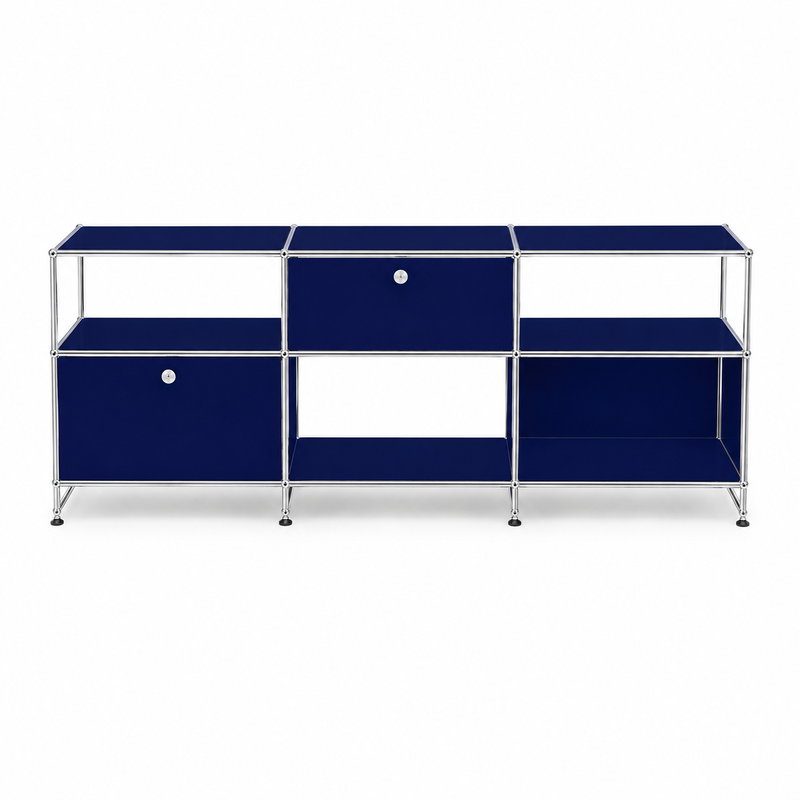 USM Haller TV Media - 6 asymmetrical compartments - 1.11