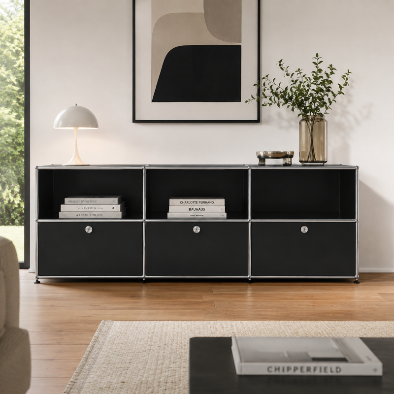 USM Haller Credenza - 6 compartments 1.3