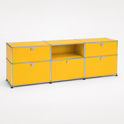 USM Haller Credenza - 6 compartments 1.4 storage USM Golden Yellow 