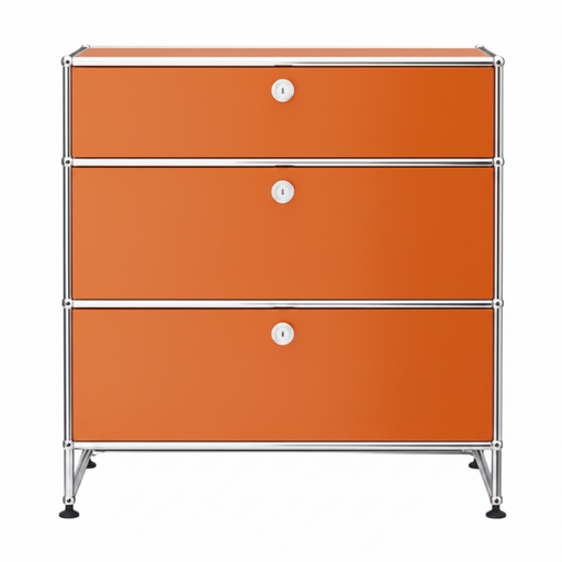 USM Haller 3 Drawer Storage Y storage USM Anthracite Gray 