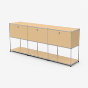 USM Haller Credenza - 6 compartments - 3 open -3 closed - 1.6 storage USM USM Beige 
