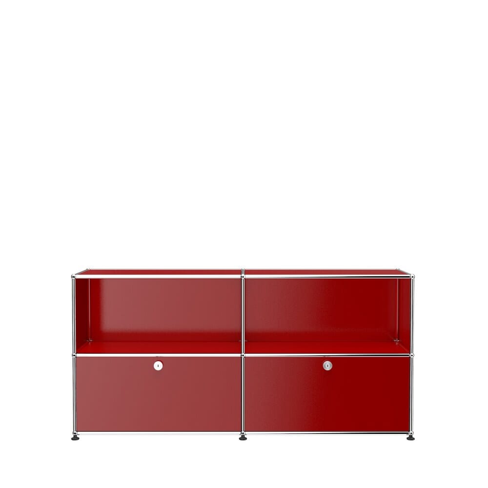 USM Haller Credenza C2AF office USM Ruby Red 