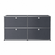 USM Haller Credenza E2 storage USM Anthracite Gray 