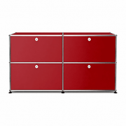 USM Haller Credenza E2 storage USM Ruby Red 