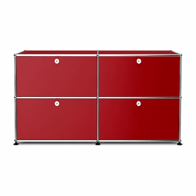 USM Haller Credenza E2 storage USM Ruby Red 