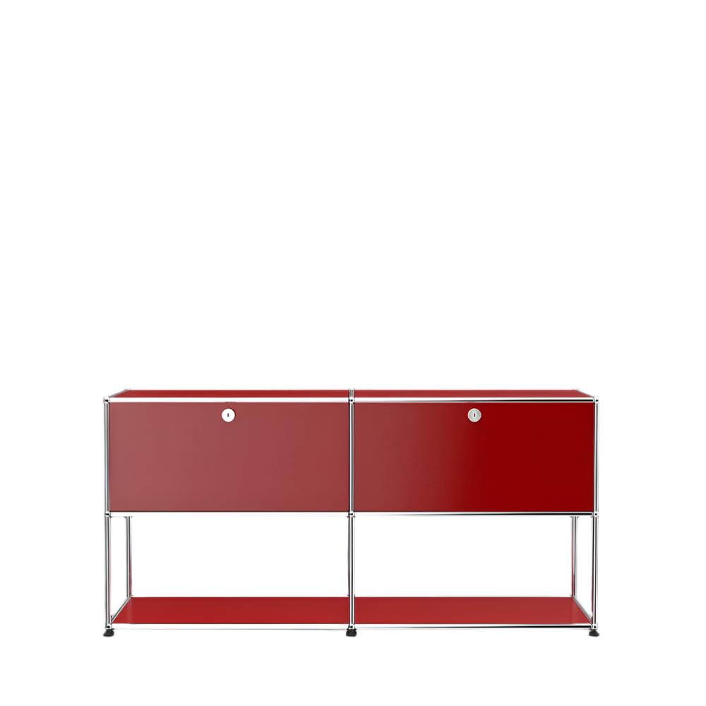 USM Haller Credenza F2 storage USM Ruby Red 