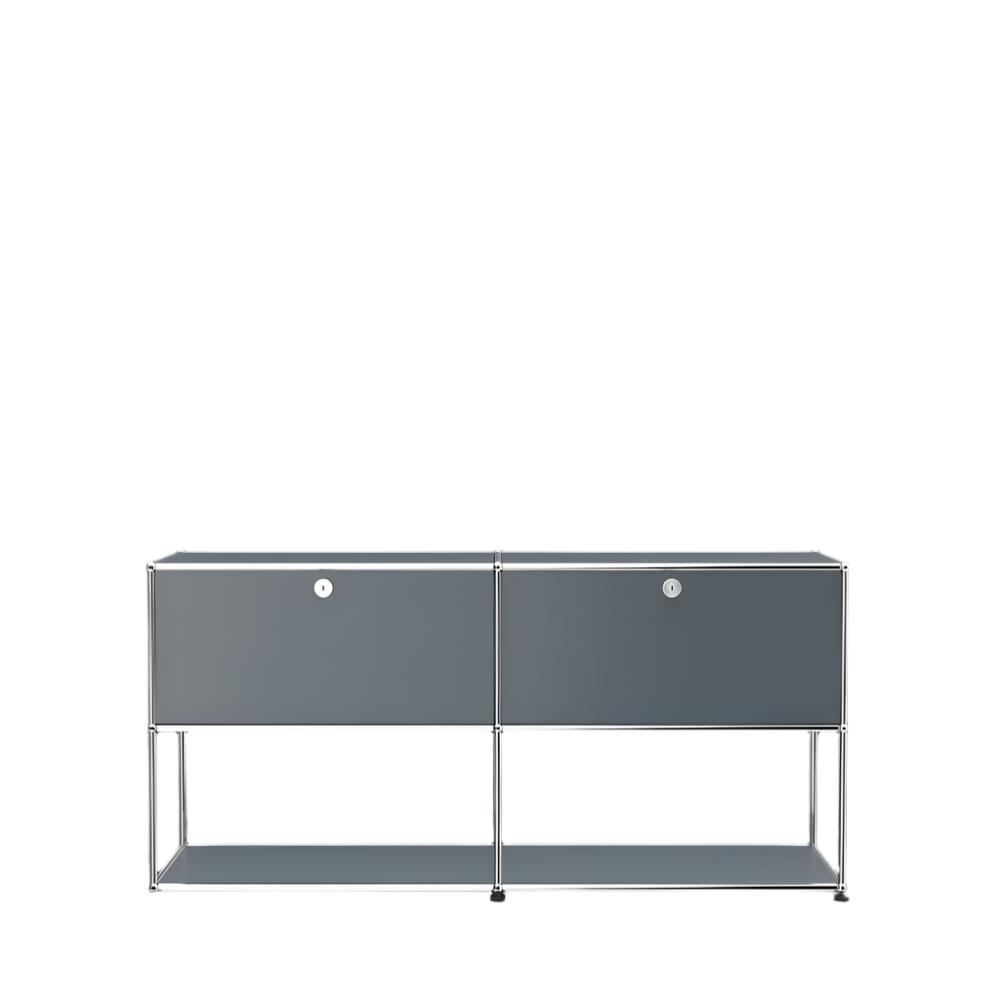 USM Haller Credenza F2 storage USM Mid-gray 