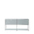 USM Haller Credenza F2 storage USM Silver 